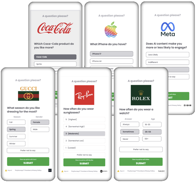 Six Surveys Overview